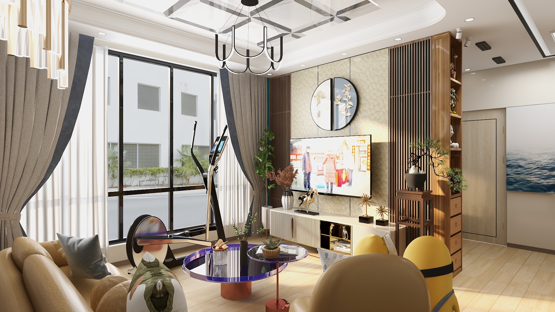 安亿安心-瑞和园89.50㎡B户型3室2厅1卫-装修设计方案