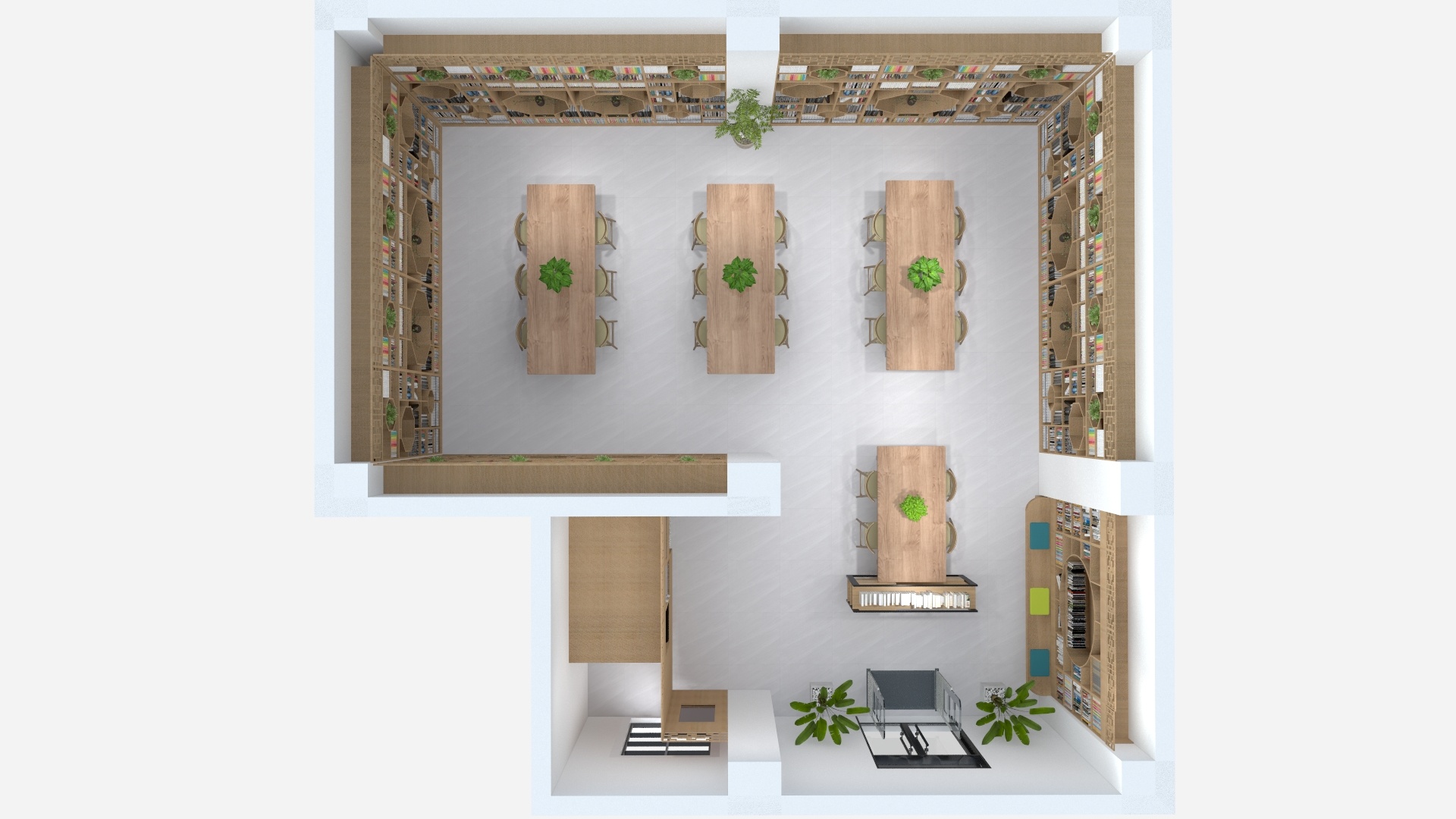 少三少一-沭阳城市书房-装修设计方案