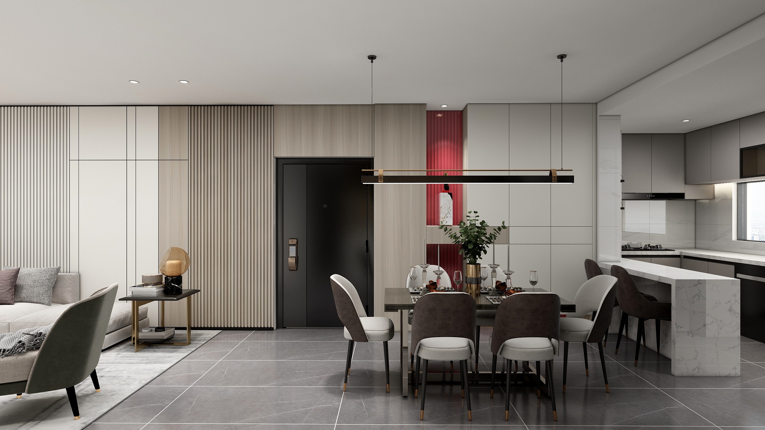 PaoMian233-美的林城北区27幢-装修设计方案