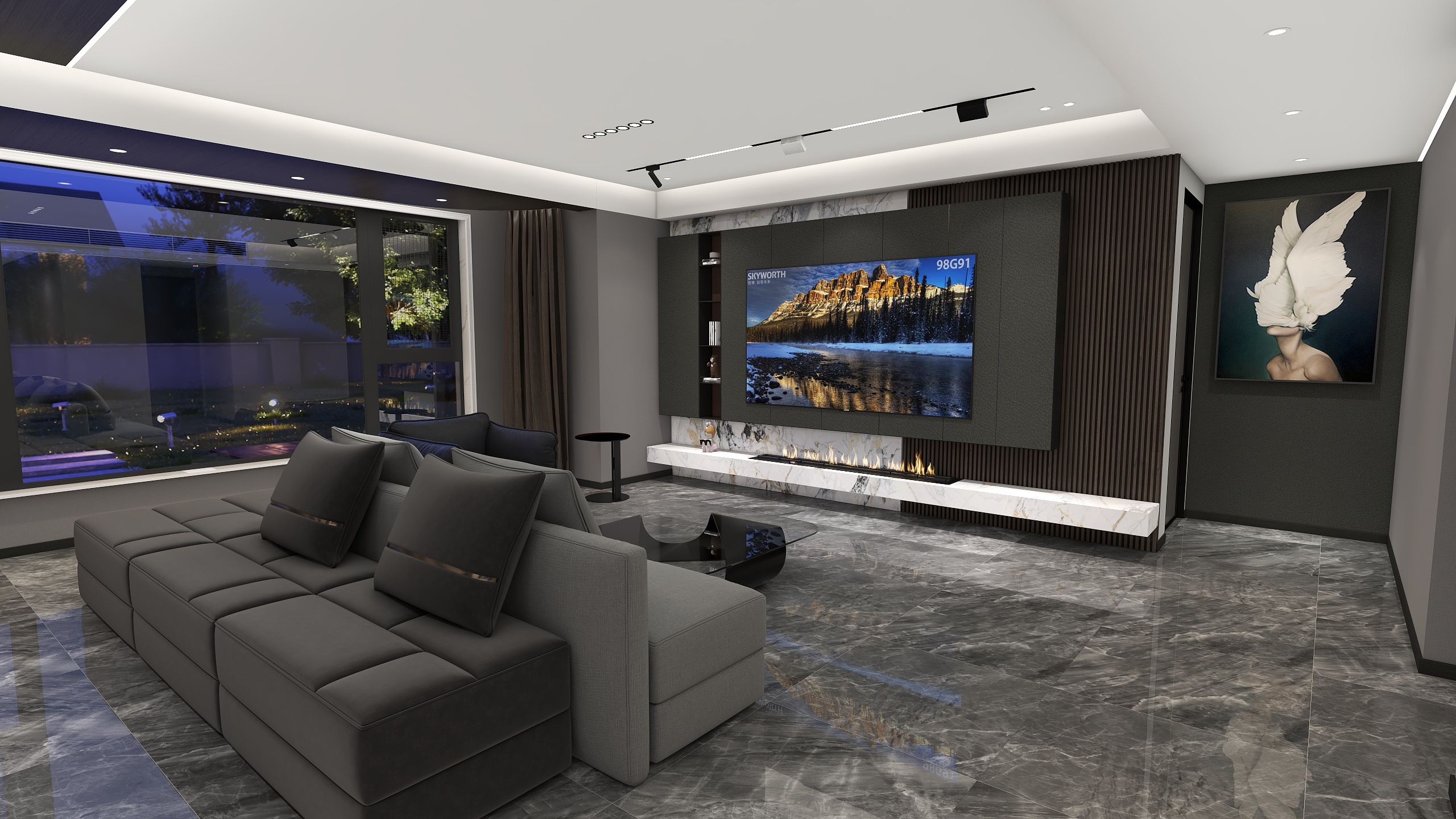 设计MENG-苏州三期后现代-投稿-装修设计方案