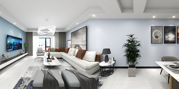 乐双装饰灬-中央新城8栋简约风-装修设计方案