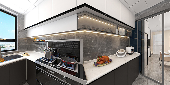 JIANG-3-城建花园7-3-402方案一改-装修设计方案