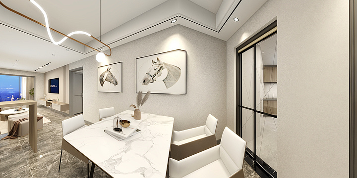 吉丰设计-幸福名苑A栋1805吉丰装饰-装修设计方案