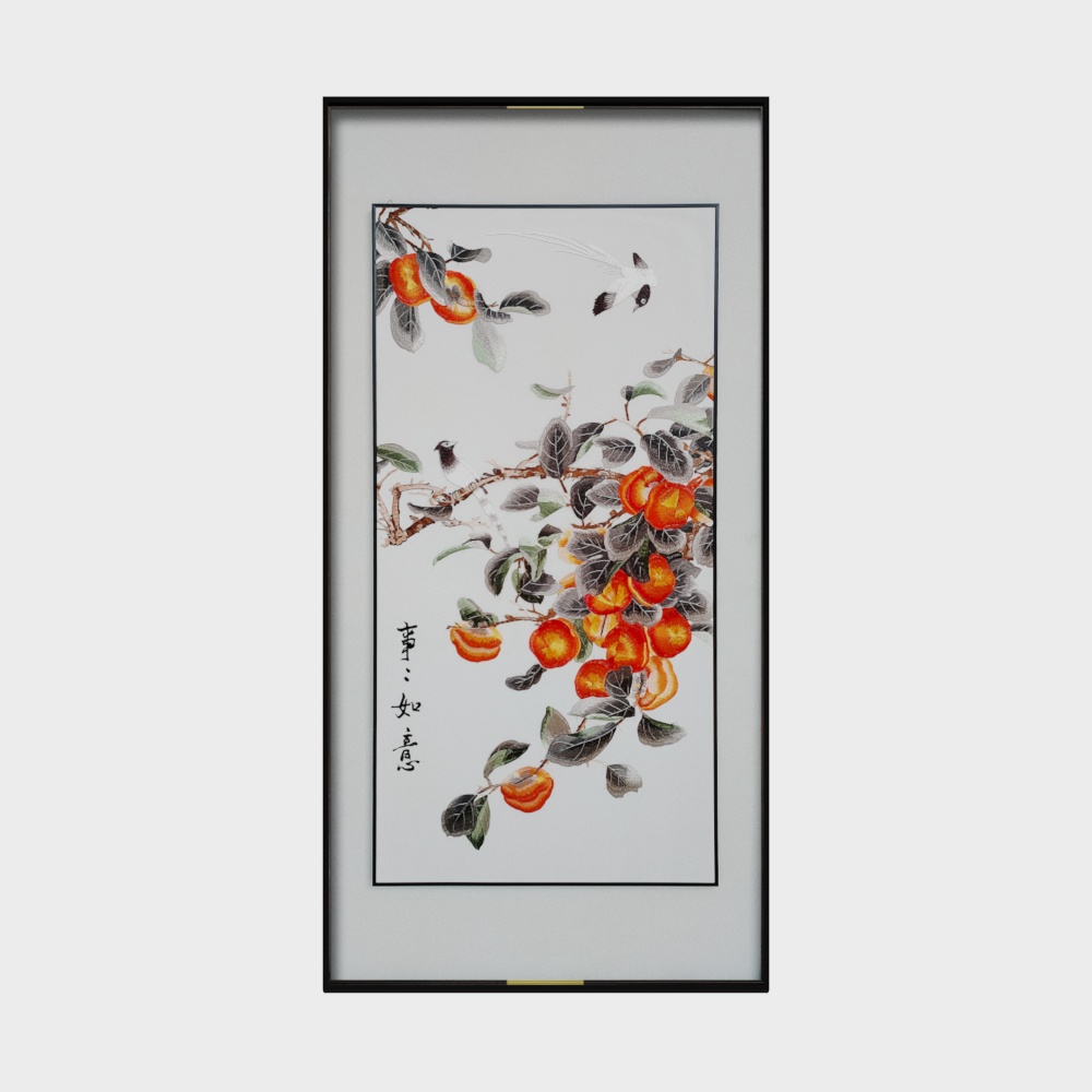  简上-新中式刺绣-餐厅装饰画-SF3459-05 