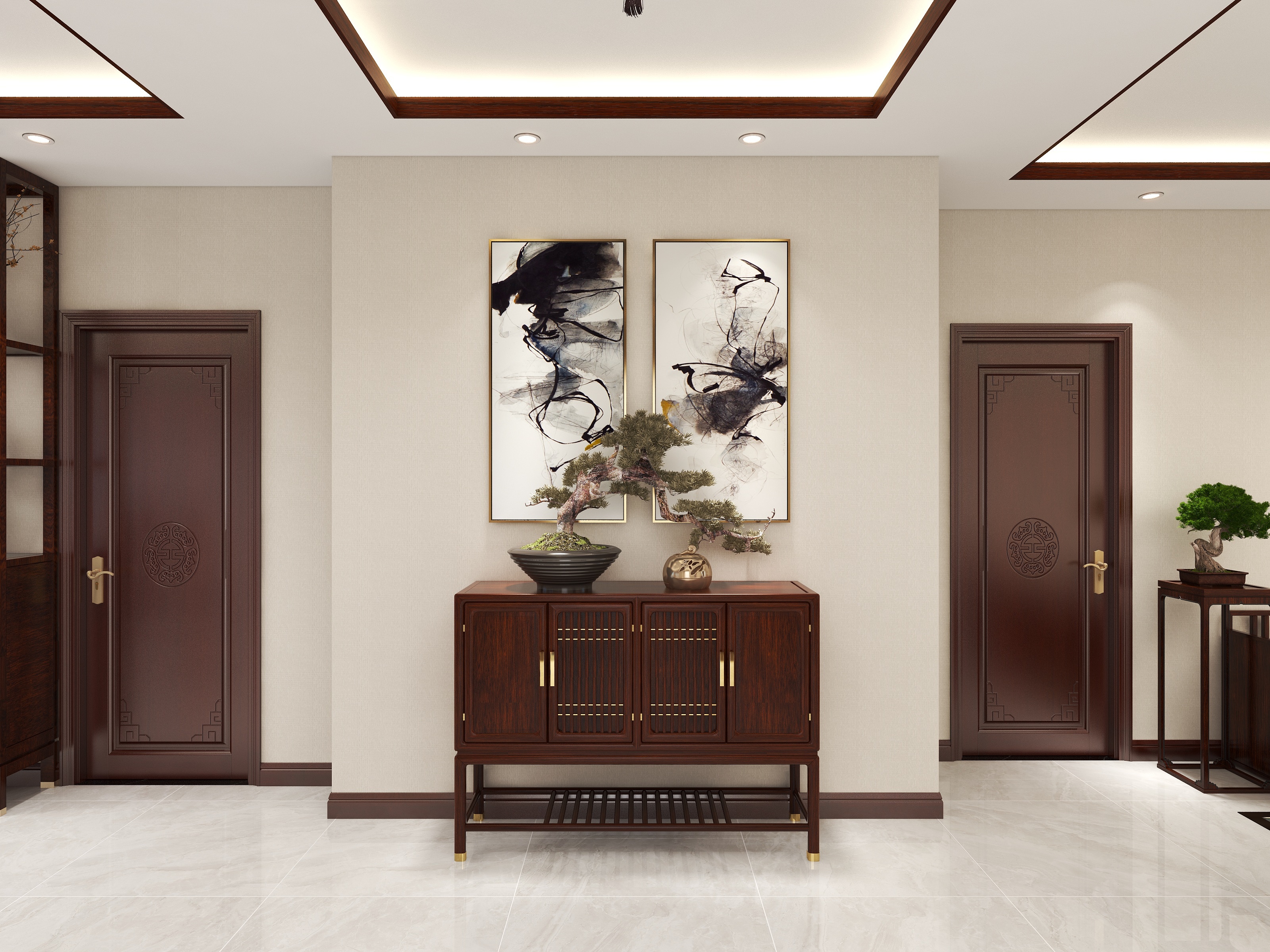 孙阳艾伦-《古香流韵》|新中式|150平米平层-装修设计方案