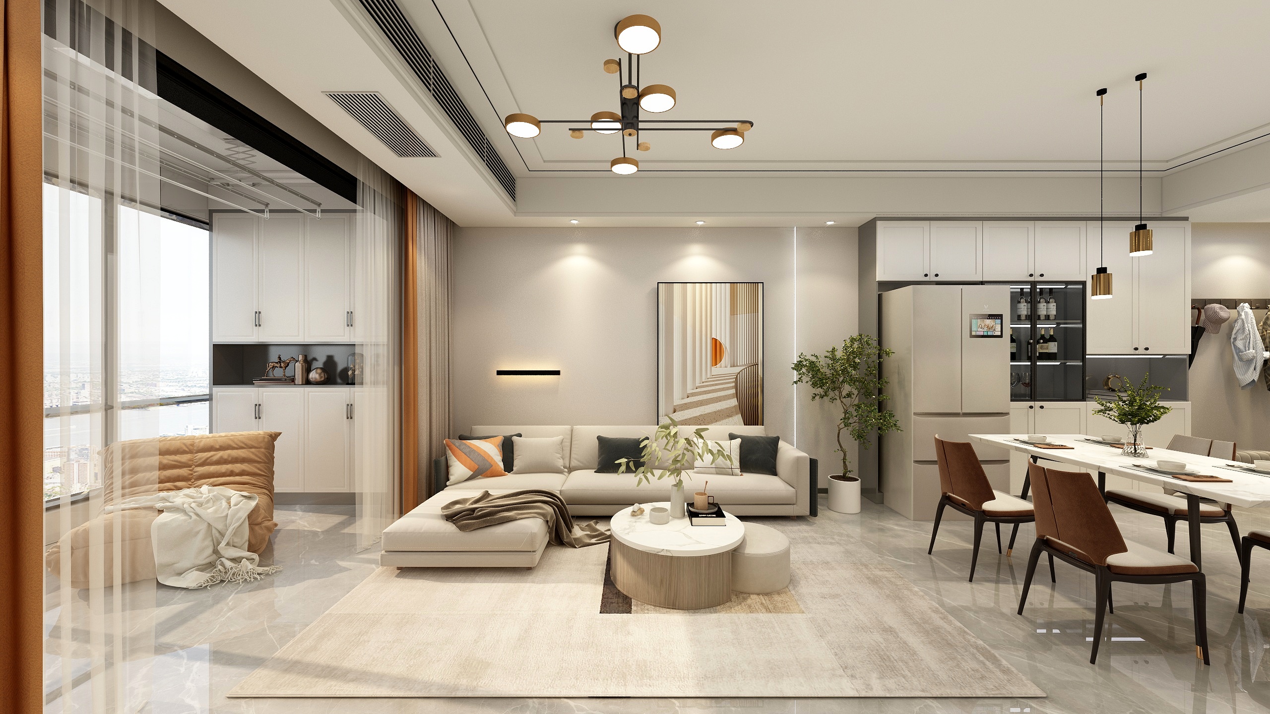 朱亚球-格林春天-小户型现代简约风-装修设计方案