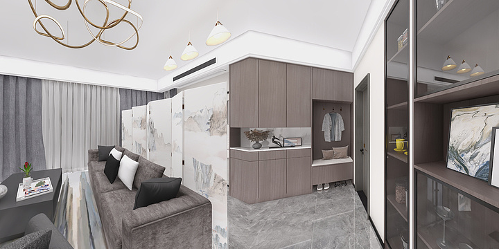 ii原来是你ii-瑞和园89.50㎡B户型3室2厅1卫-装修设计方案