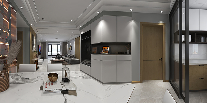 濮阳奥华顶墙-11号楼1单元东户-装修设计方案