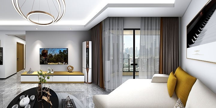 广州市宏森家具装饰有限公司-岭南星河荣誉A09栋02户型-装修设计方案