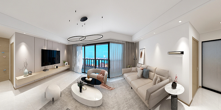 靓家居丨靑杨Design-瑞景公馆B栋1603房-装修设计方案