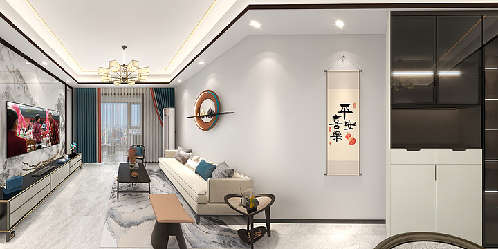 兜宝设计-米邦·中式-装修设计方案