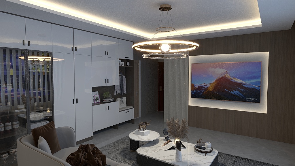 李志军qWDy-瑞和园89.50㎡B户型3室2厅1卫-装修设计方案