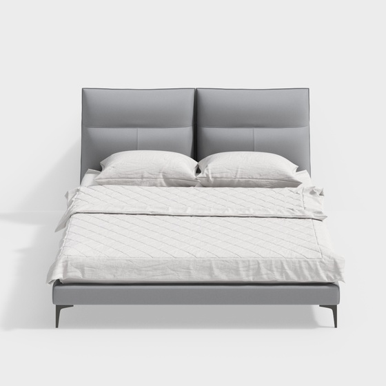 Modern Twin Beds,Twin Beds,gray