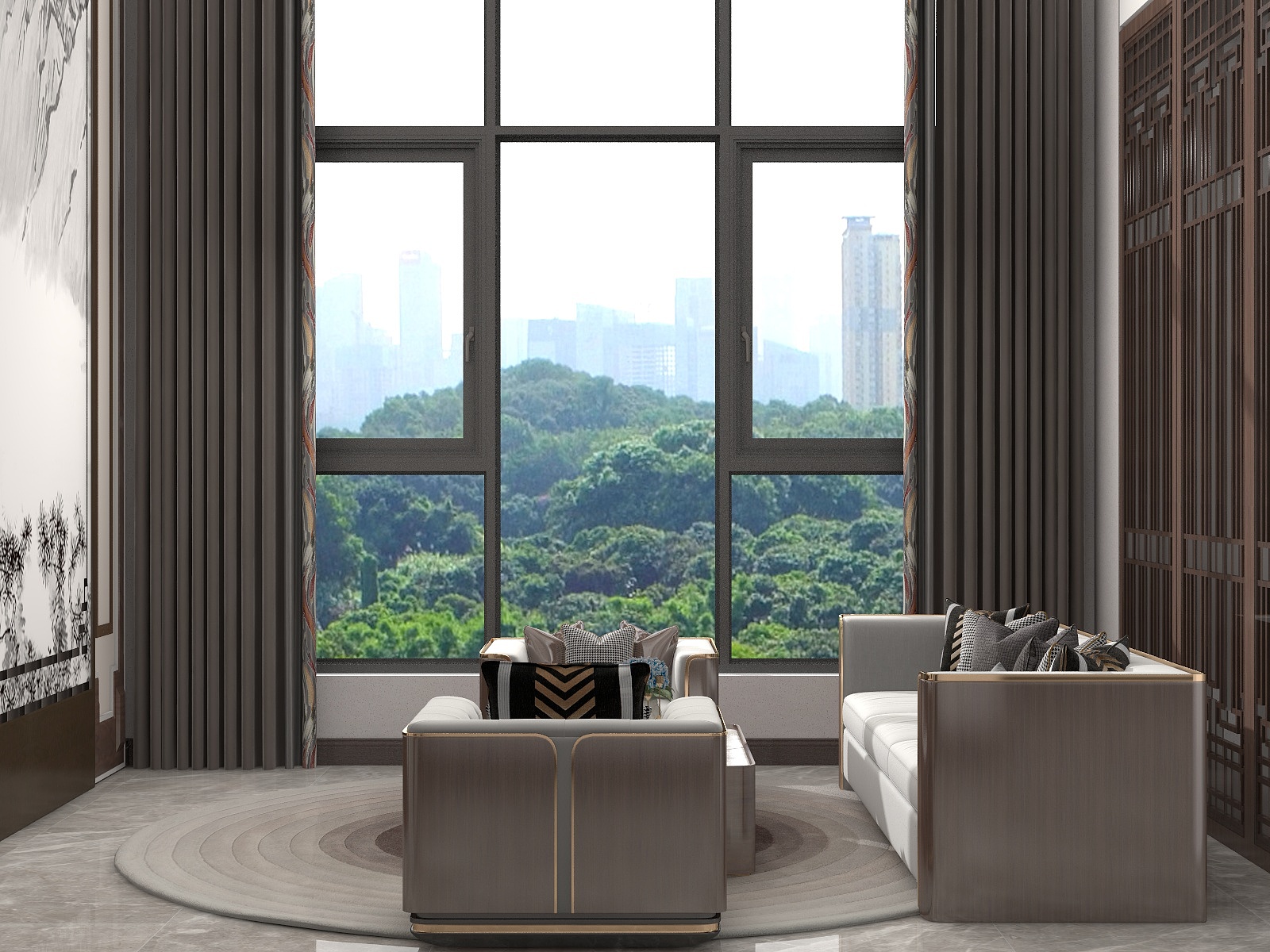 銀太-大桥别墅新中式-装修设计方案