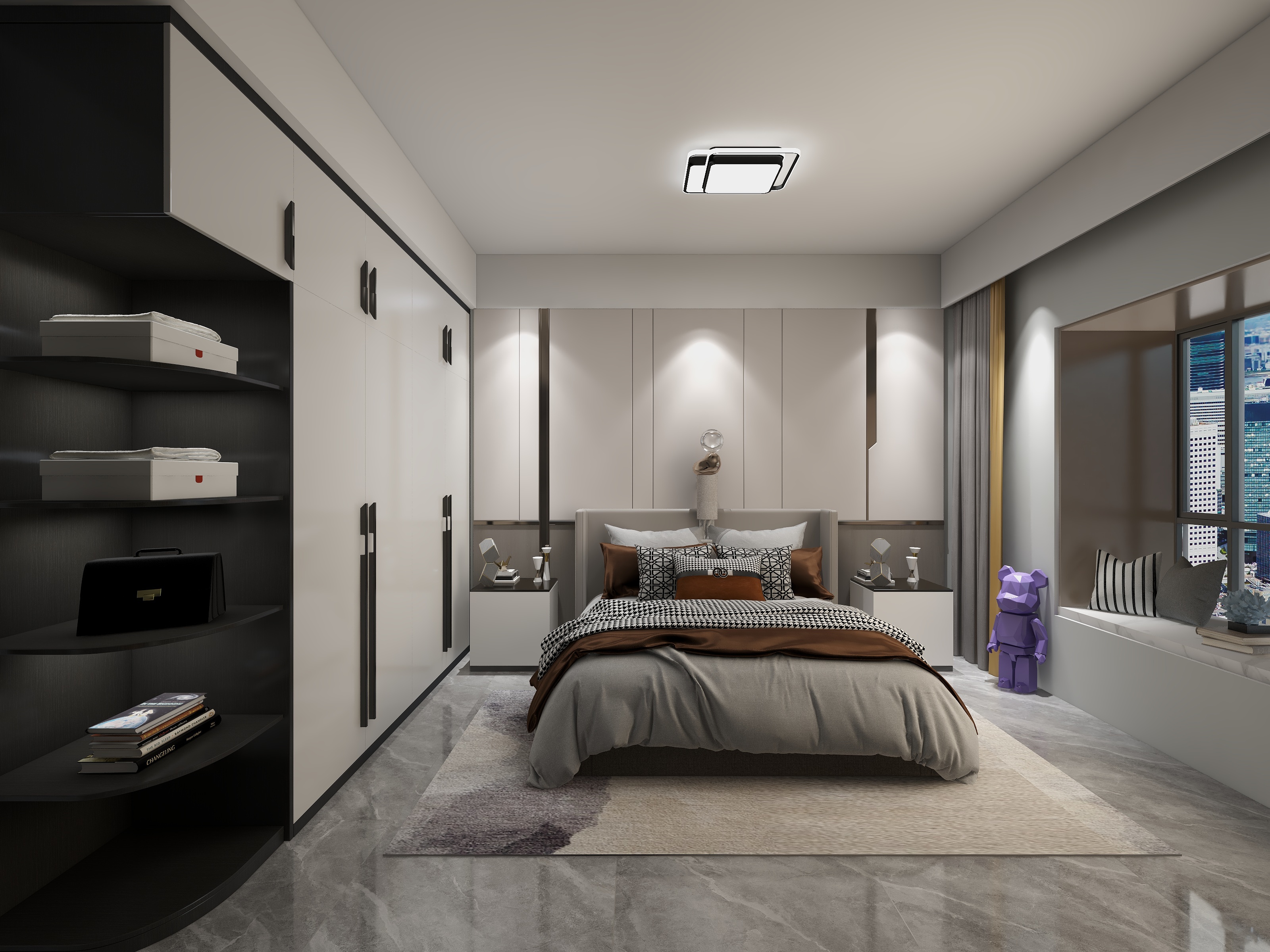 Guol效果图-4室方案-装修设计方案