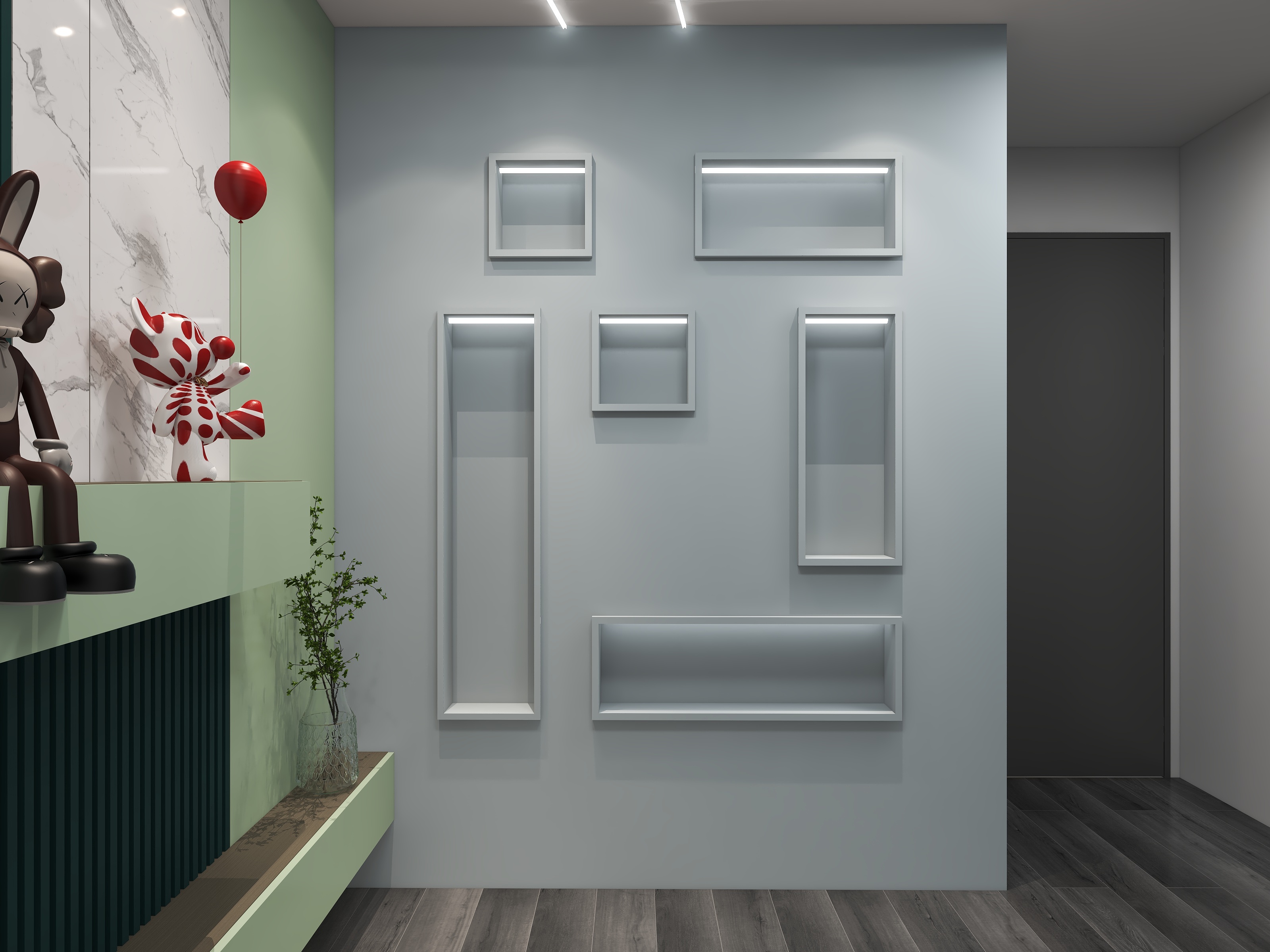 洛沉-东岸华庭.dwg-装修设计方案