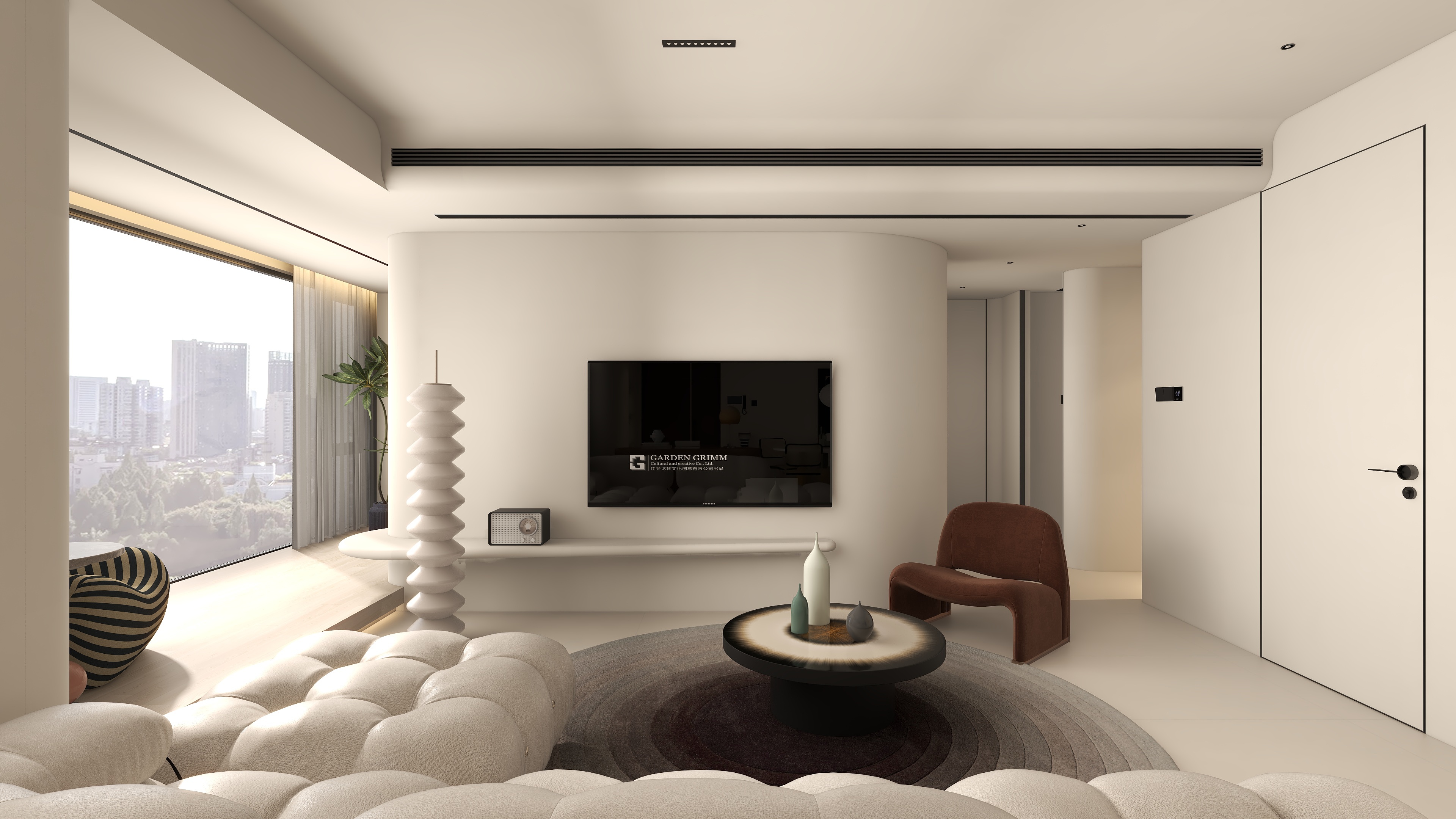 王湖彪-奶油风私宅-装修设计方案