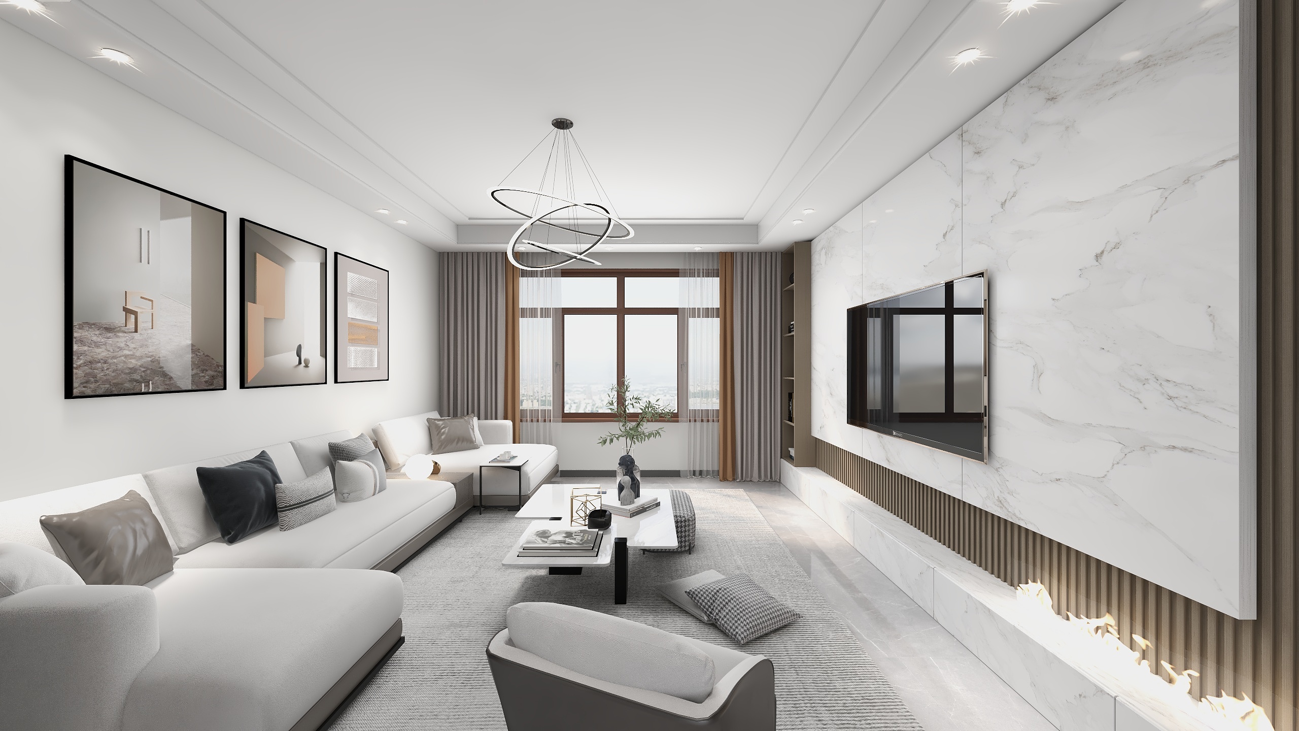 设计师台台-现代100㎡2室-装修设计方案