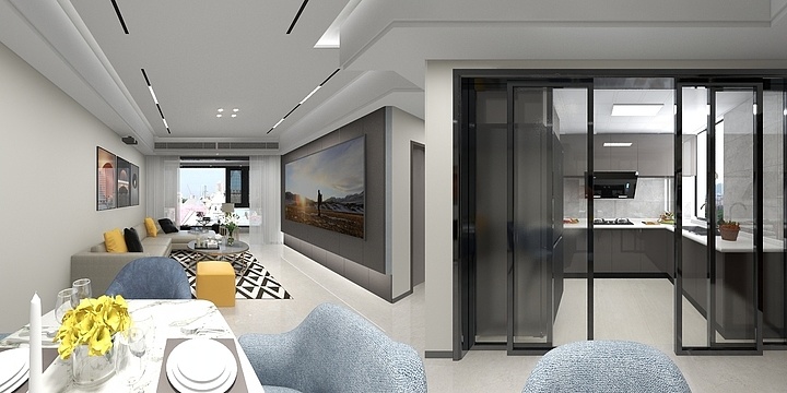 叶俊-【简约设计装饰】明发城市之光16-2102-装修设计方案