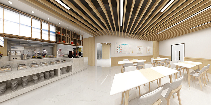 笑声很大装饰设计-洋浦恒丰面粉厂食堂-装修设计方案