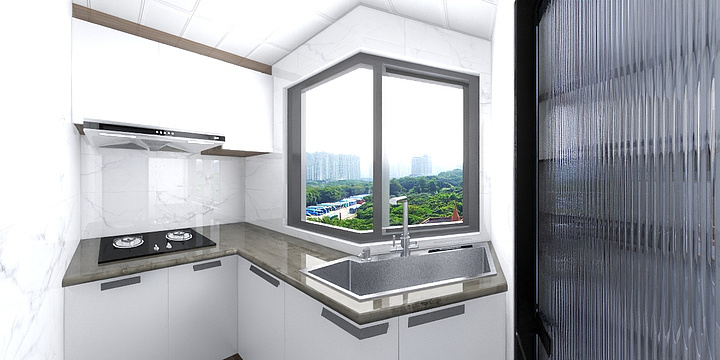 石家庄设计周倩-公寓单人间-装修设计方案