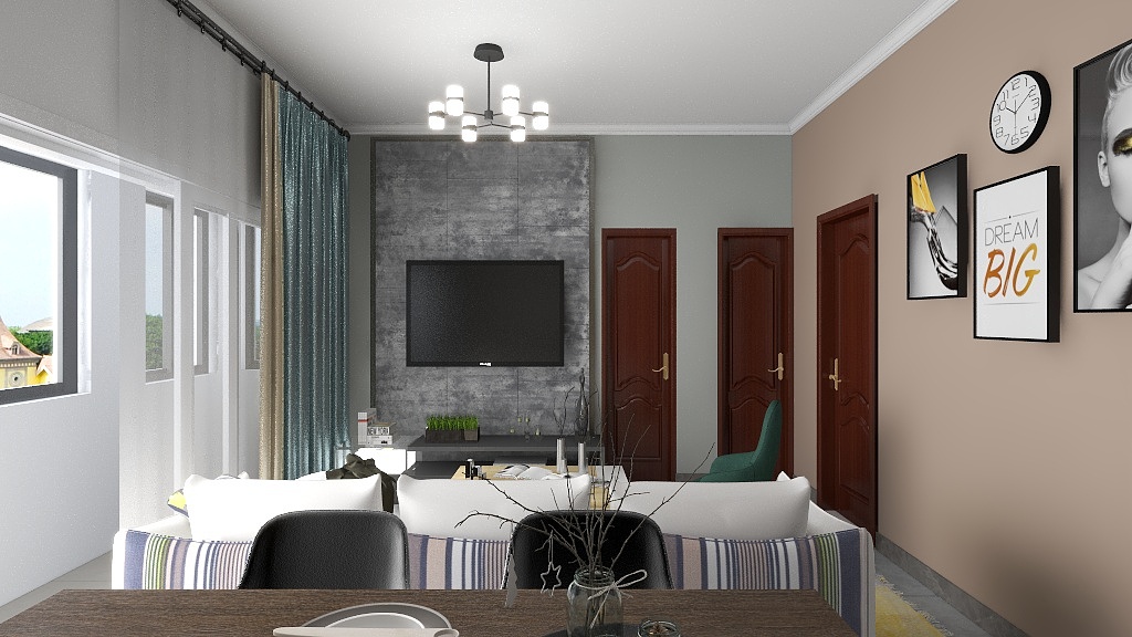 用户87991TIvB-瑞和园89.50㎡B户型3室2厅1卫-装修设计方案