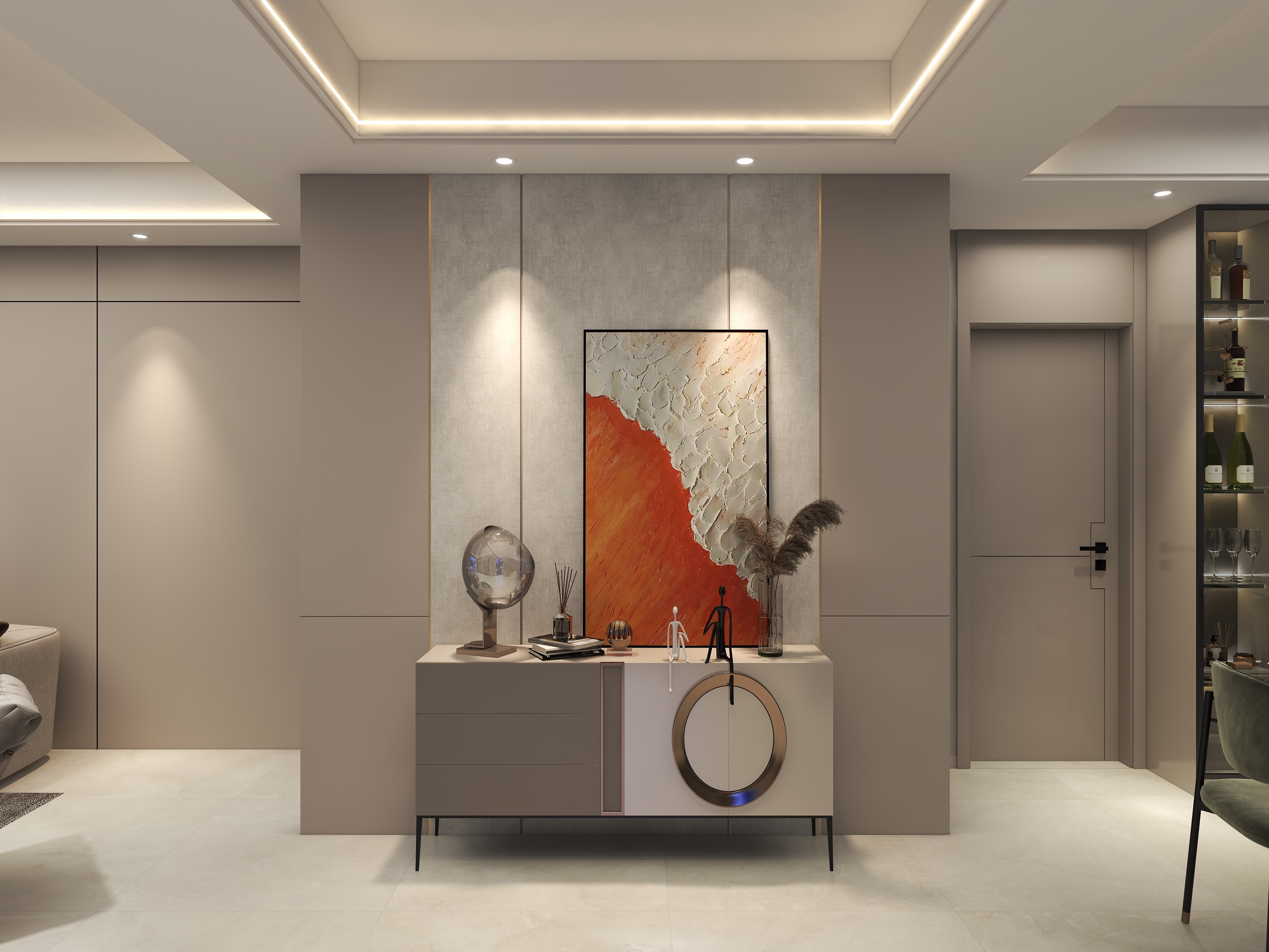 孙阳艾伦-《Ai家》|现代轻奢|250平米下越-装修设计方案