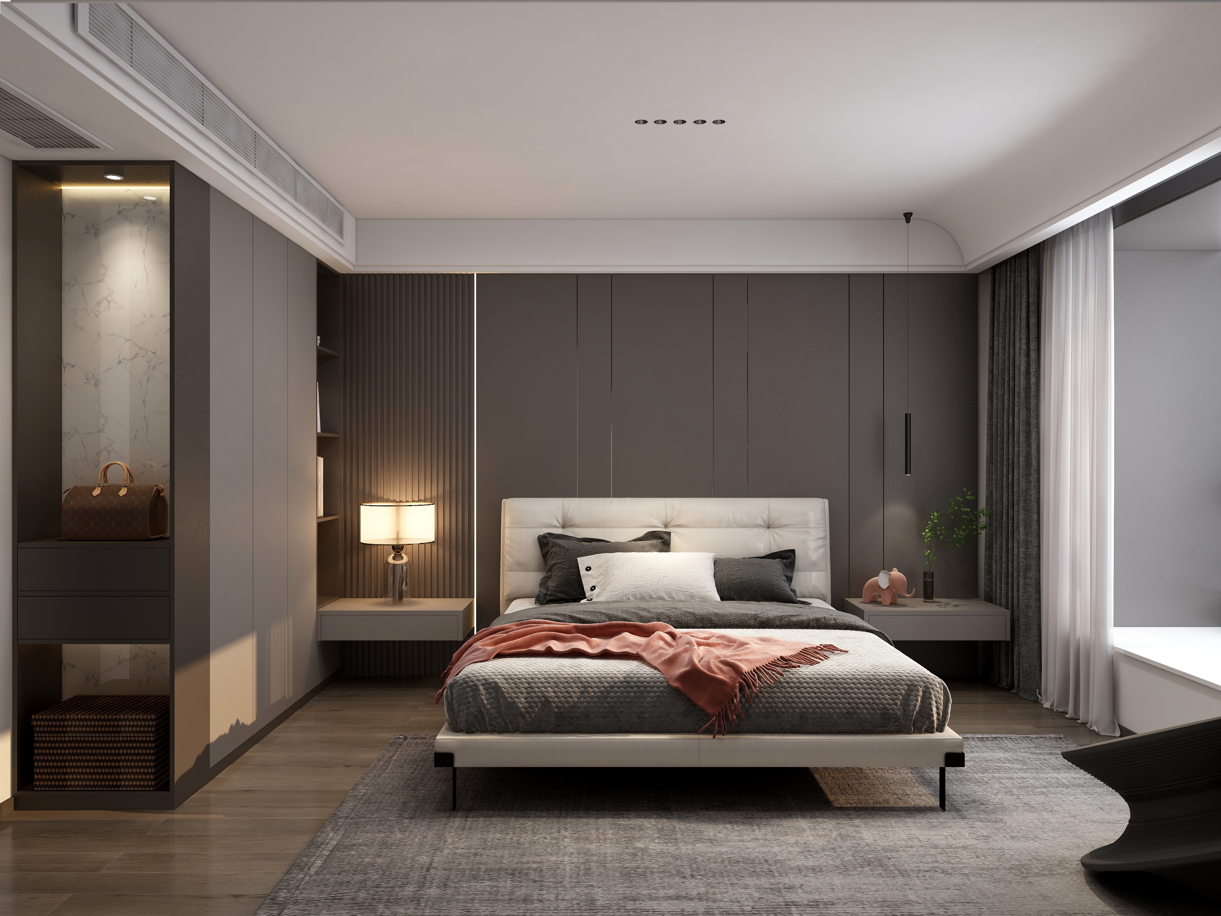 高佳申-卧室样板间-装修设计方案