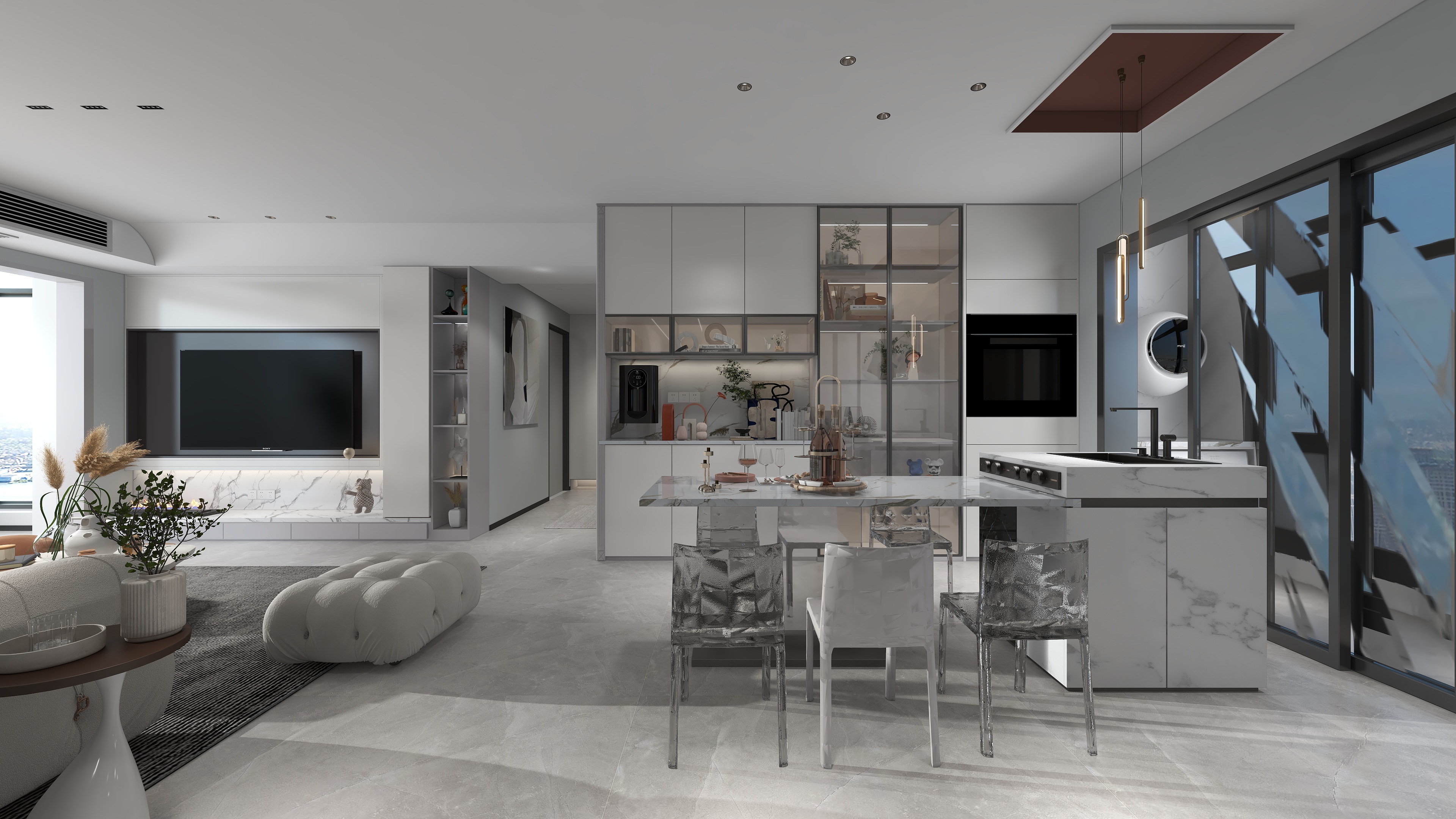 青木筑间-现代简约装修效果图