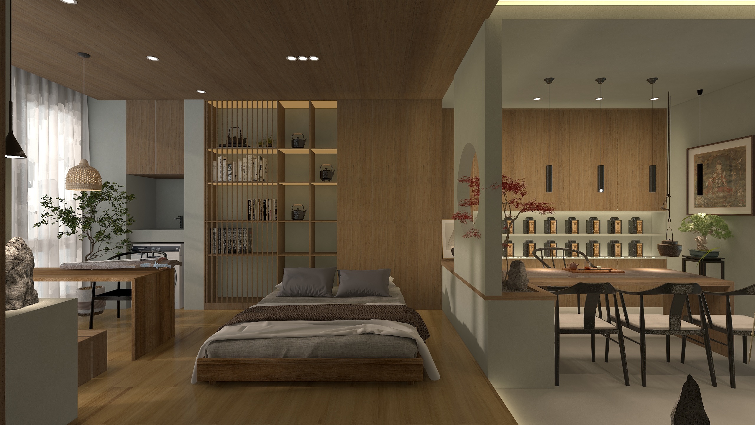 冬木小先生-新中式公寓-装修设计方案