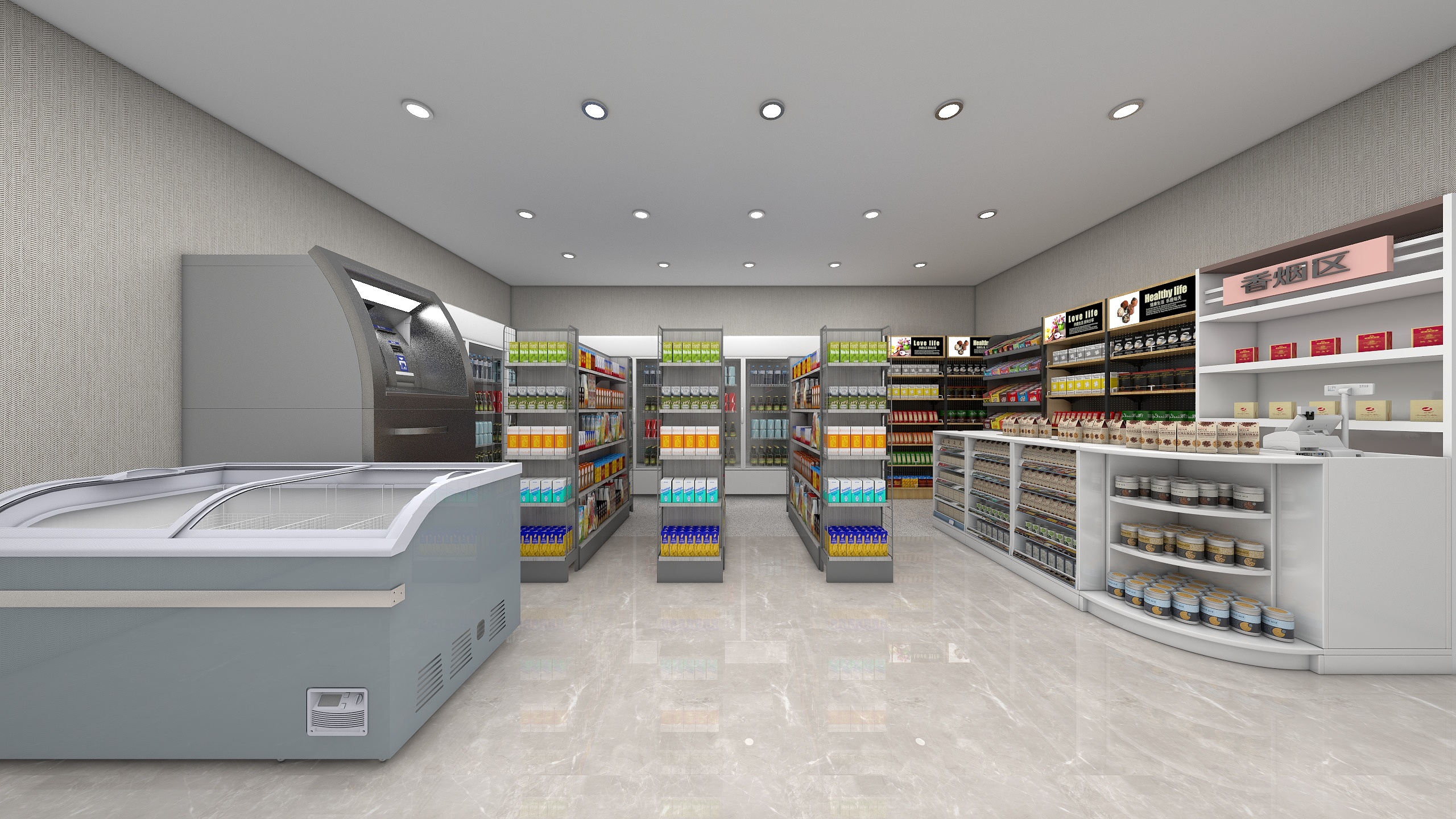 洪流lBak-小商店装修效果图