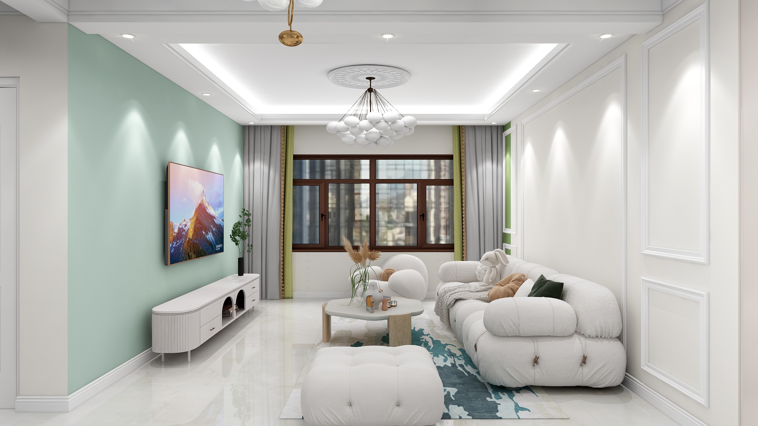 设计师台台-法式89㎡2室-装修设计方案