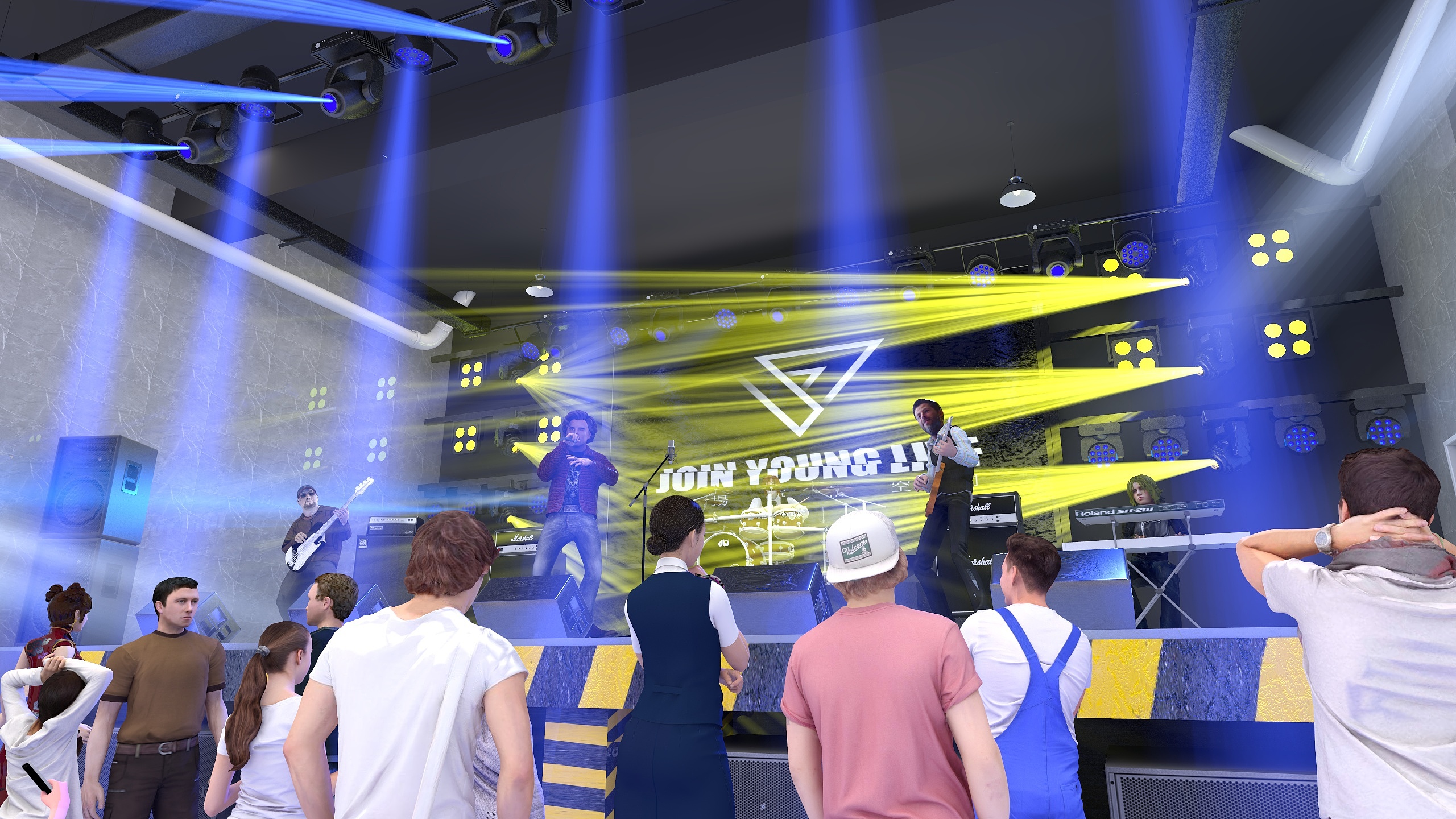 RealHunter-卓阳艺术空间LiveHouse-装修设计方案