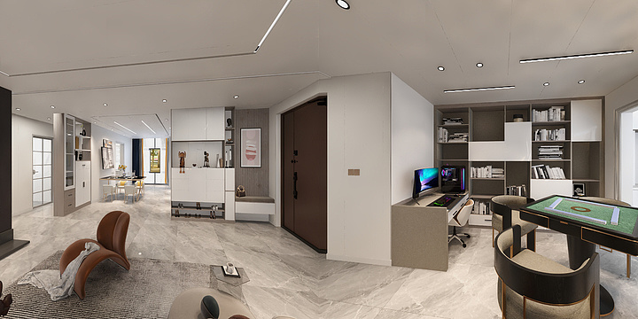 拾丨柒-连江华庭104户型.dwg-装修设计方案