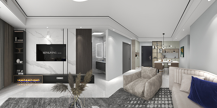 馨领域装饰设计-【空间方向】学习阶段作业-装修设计方案