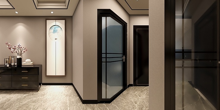 V壹私人定制设计-D旺家11-1804侯乐效果图-装修设计方案