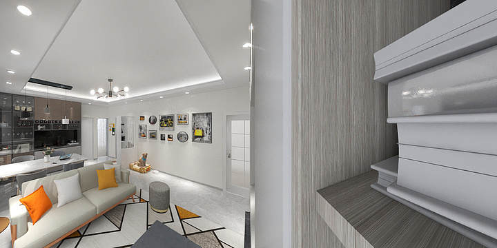 日月既往-瑞和园89.50㎡B户型3室2厅1卫-装修设计方案