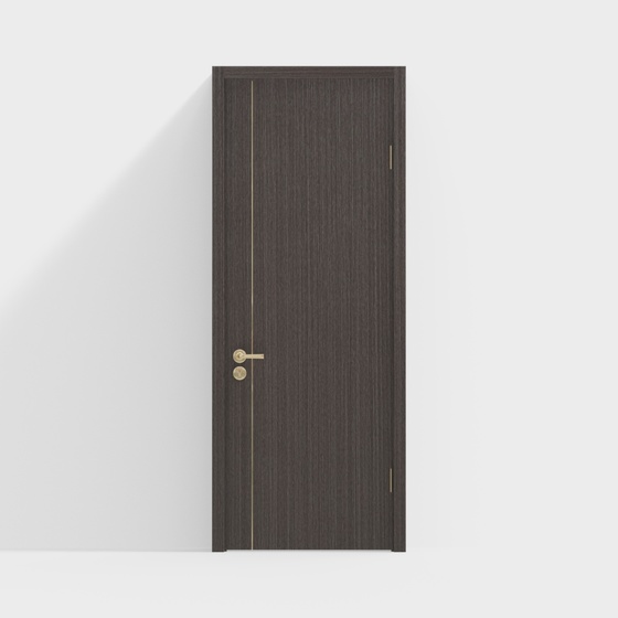 Minimalist Interior Door-03-Knight Gray