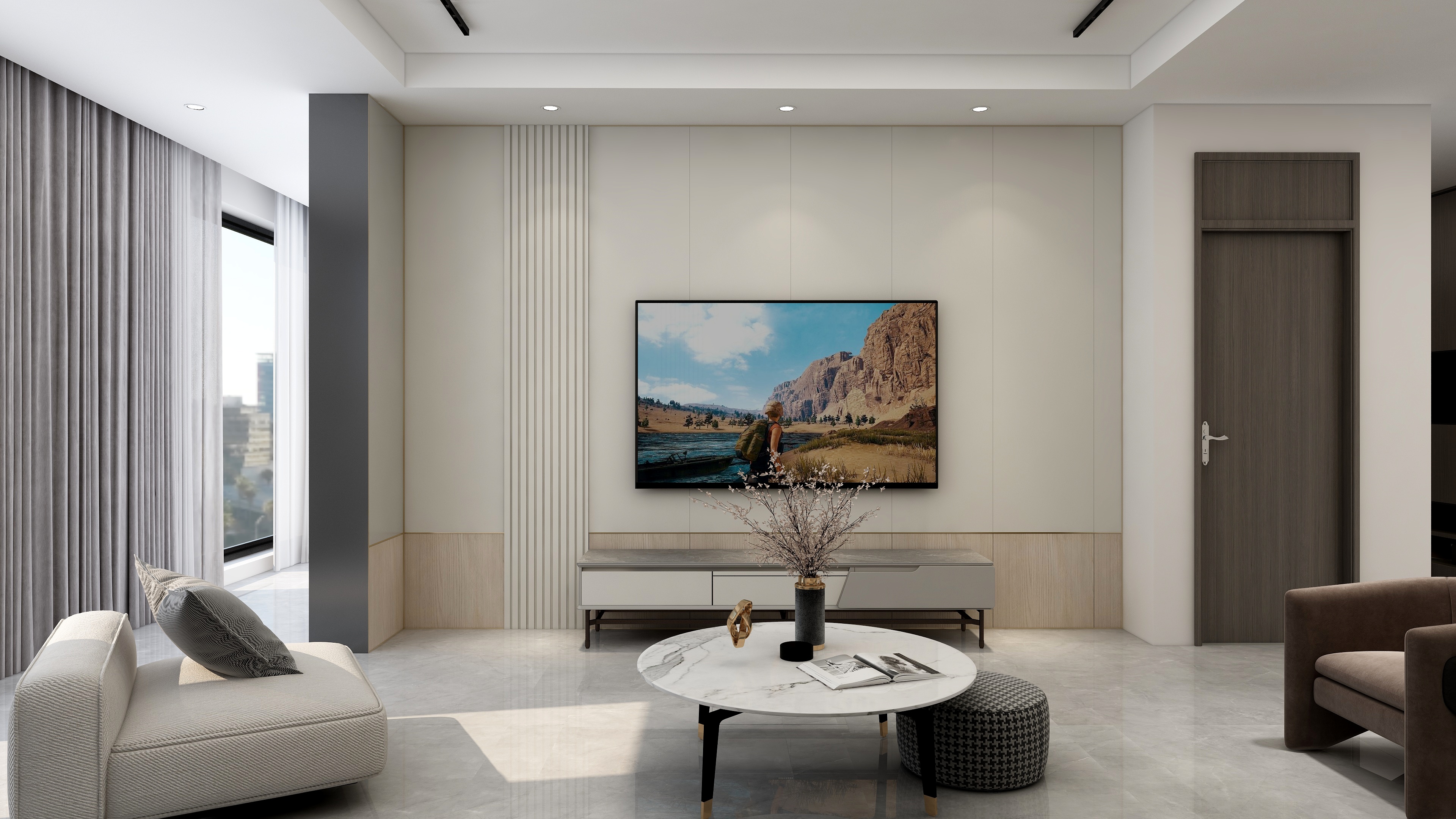 摩登时代lv-100平小区房-装修设计方案