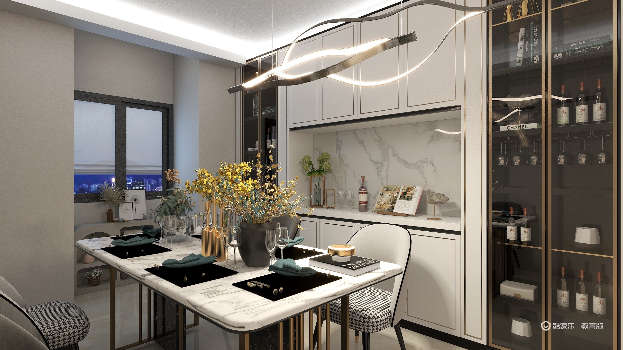 余英qRSW-《馨居》89平轻奢奶油风装修效果图