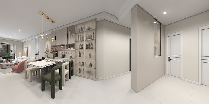 小旭的木舍QDAy-保利堂悦--128奶油风-装修设计方案