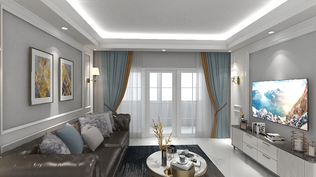 M_M黄小M-奥园冠军城三房-装修设计方案