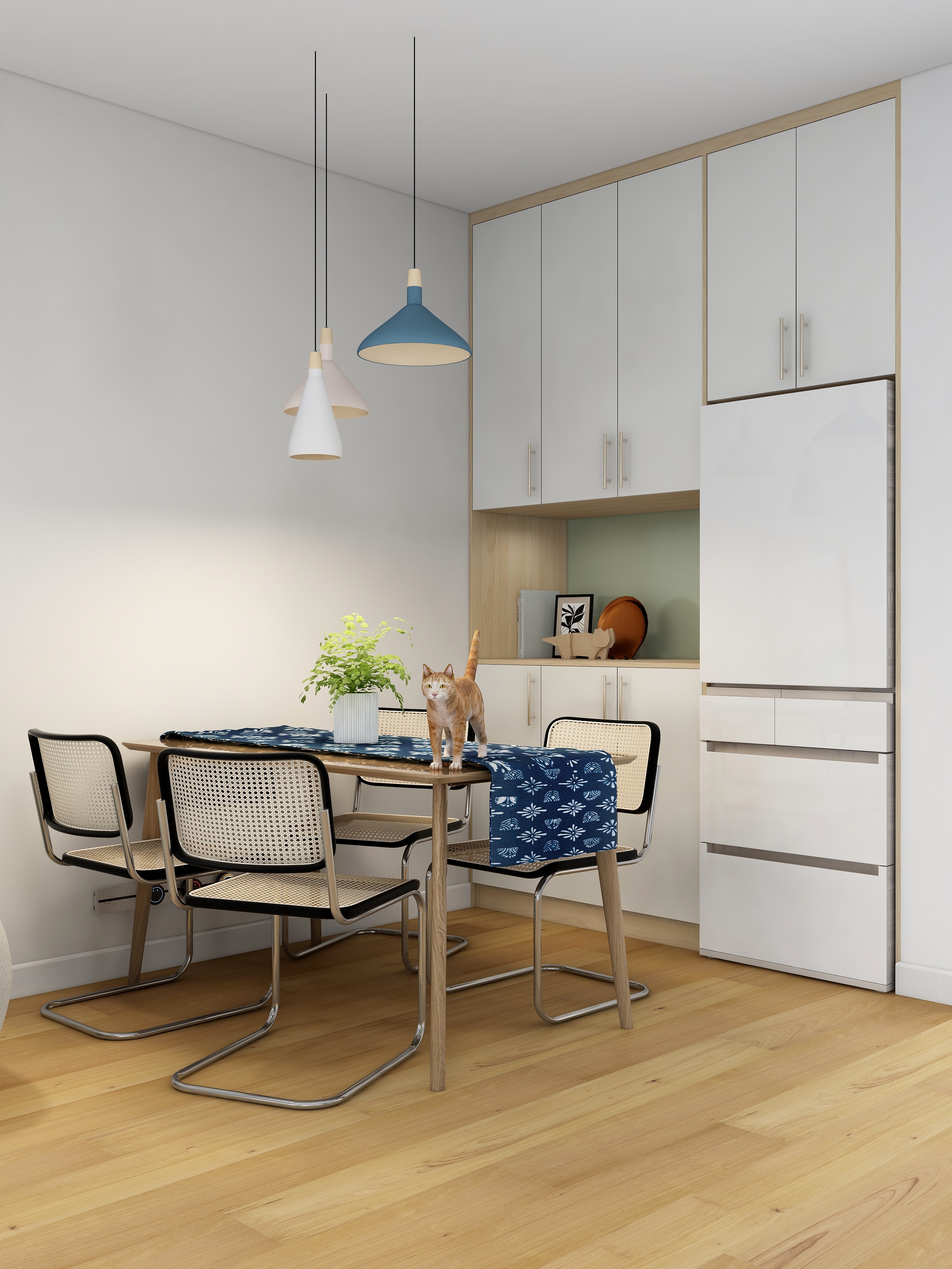 沐铜子-德信海德公园83.00㎡A2’3室2厅1卫1厨-装修设计方案