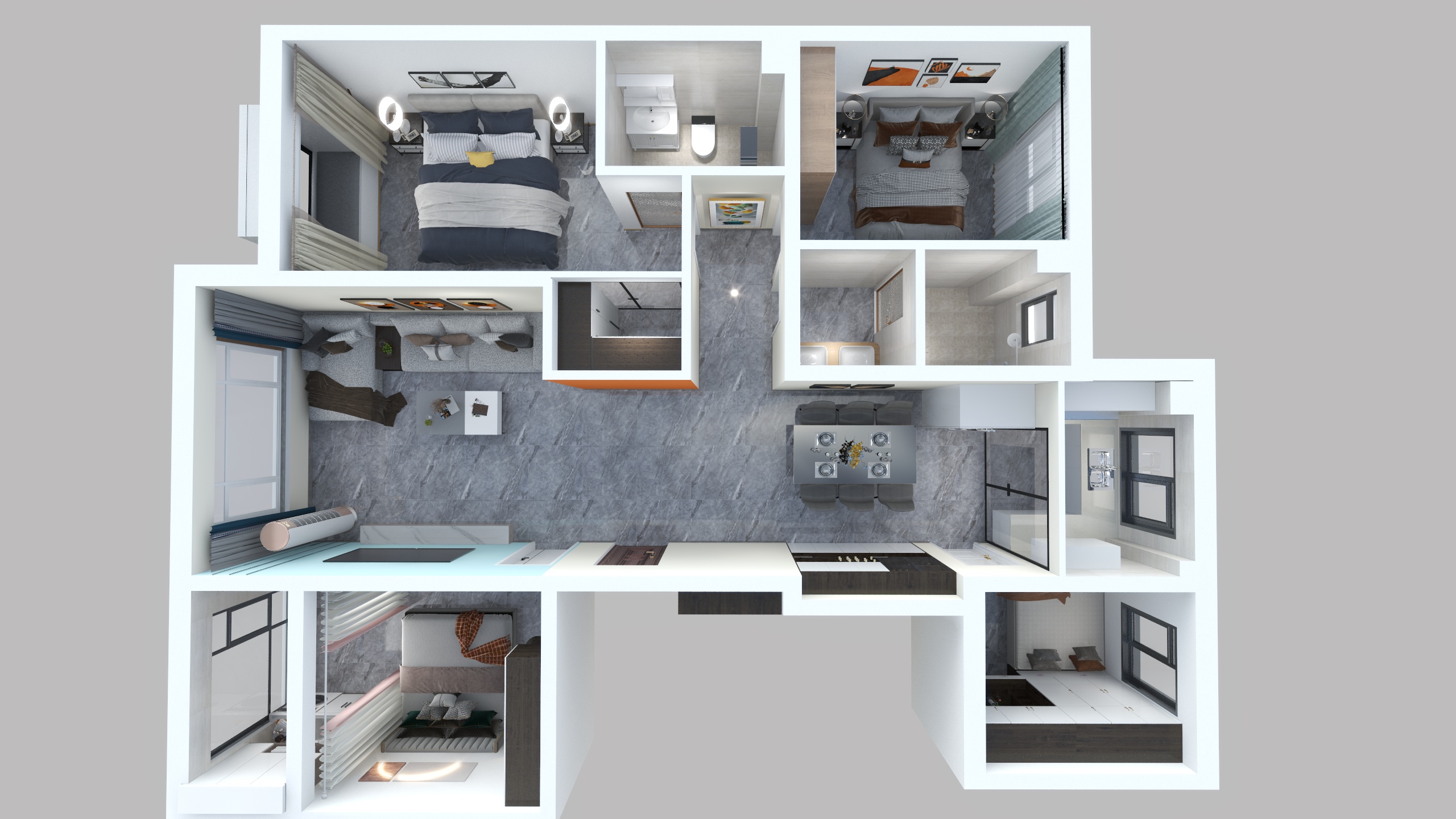 潍坊靓爱家装饰-靓爱家装饰：18553697091面积136平方-装修设计方案