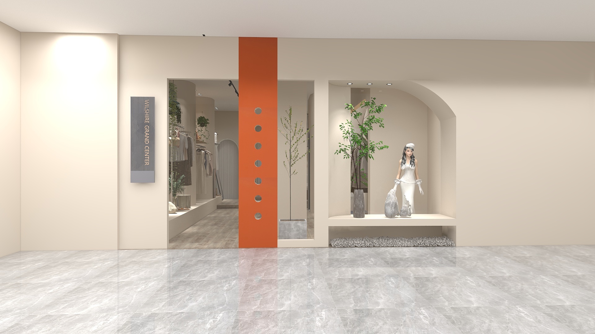 设计师联盟岳-女人街服装店-装修设计方案