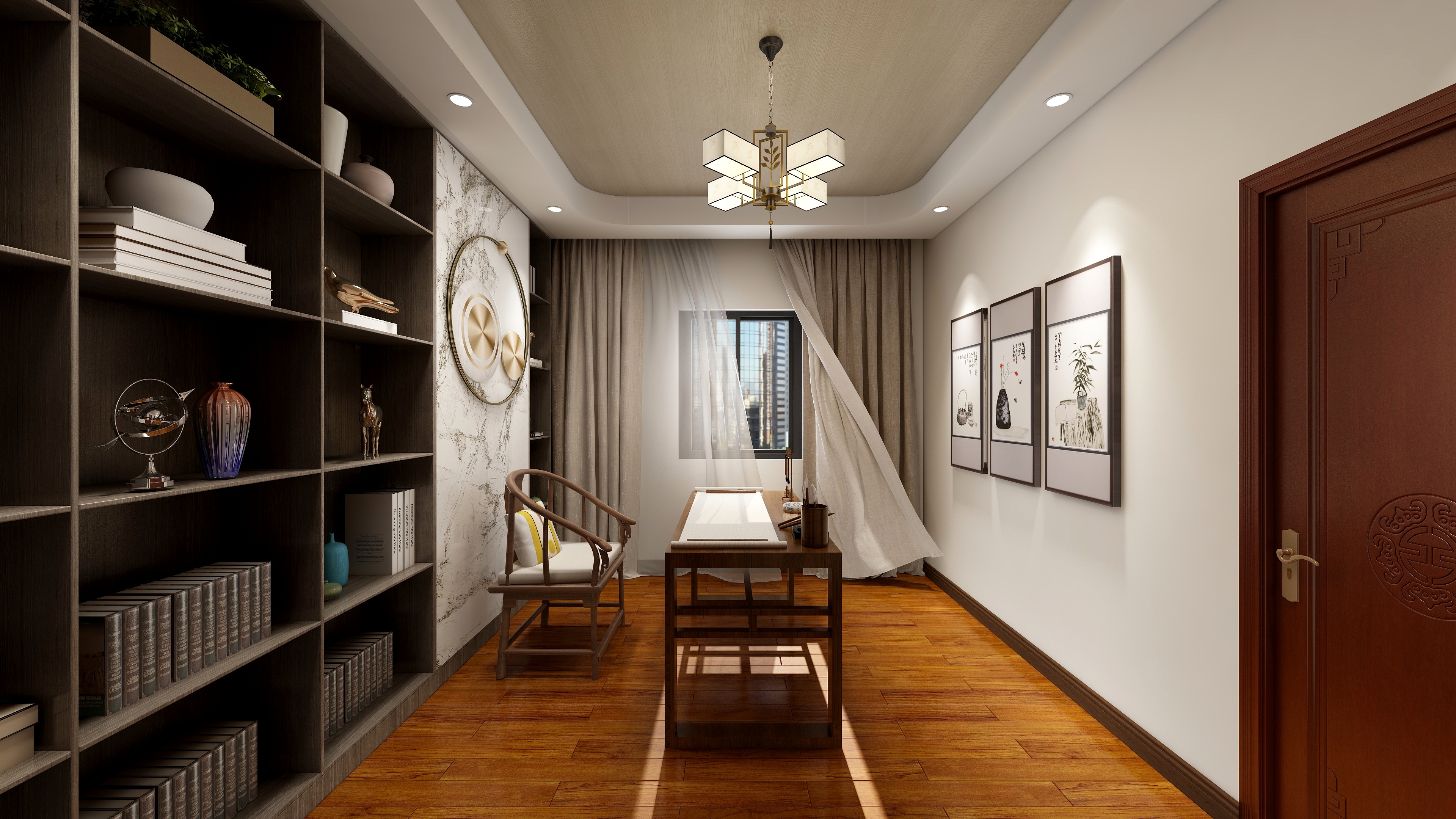 36钮欣宇-黑龙江农业工程职业学院-钮欣宇-新中式-装修设计方案