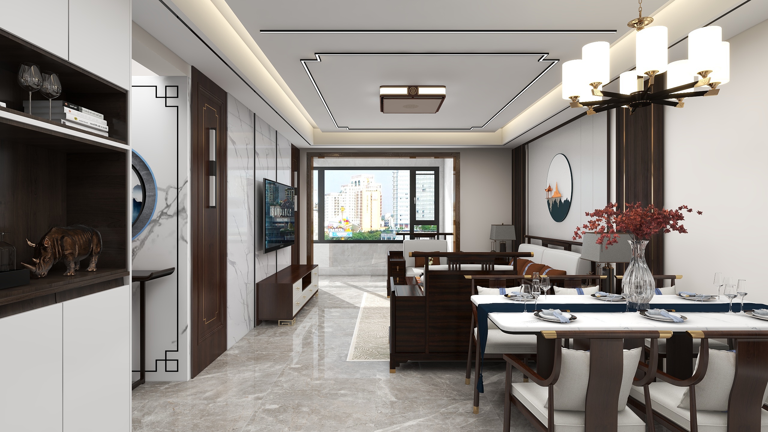 梦幻晨园-祥生金麟府效果图.dwg-装修设计方案