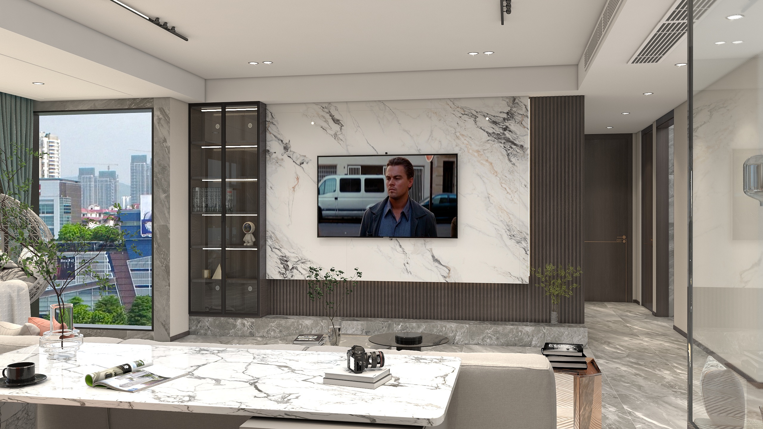 海派设计一南-样板房-装修设计方案