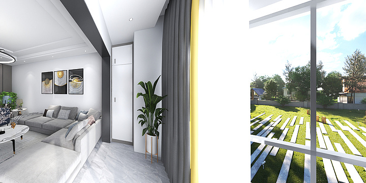 夜丿微凉-正安观湖一品9-5-装修设计方案