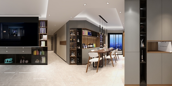 默默空间设计工作室-山湖海7-2901-全屋-装修设计方案